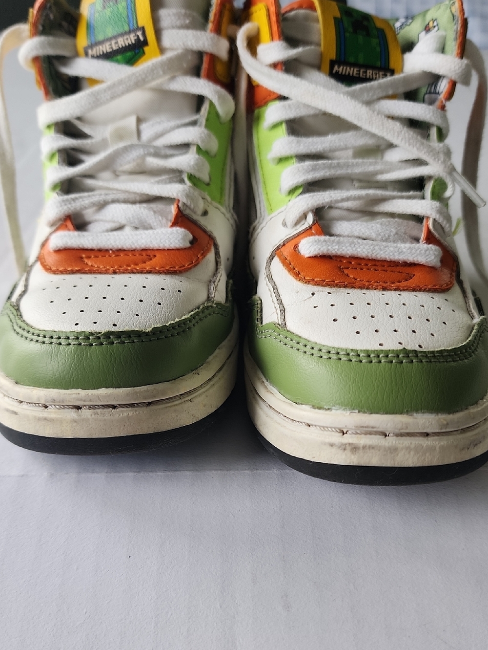 Rare Kids' Minecraft High-Top Sneakers Lace up/Zip Little Kids 11.5-12 - Picture 5 of 14